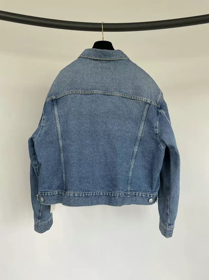 Balenciaga blue denim jacket