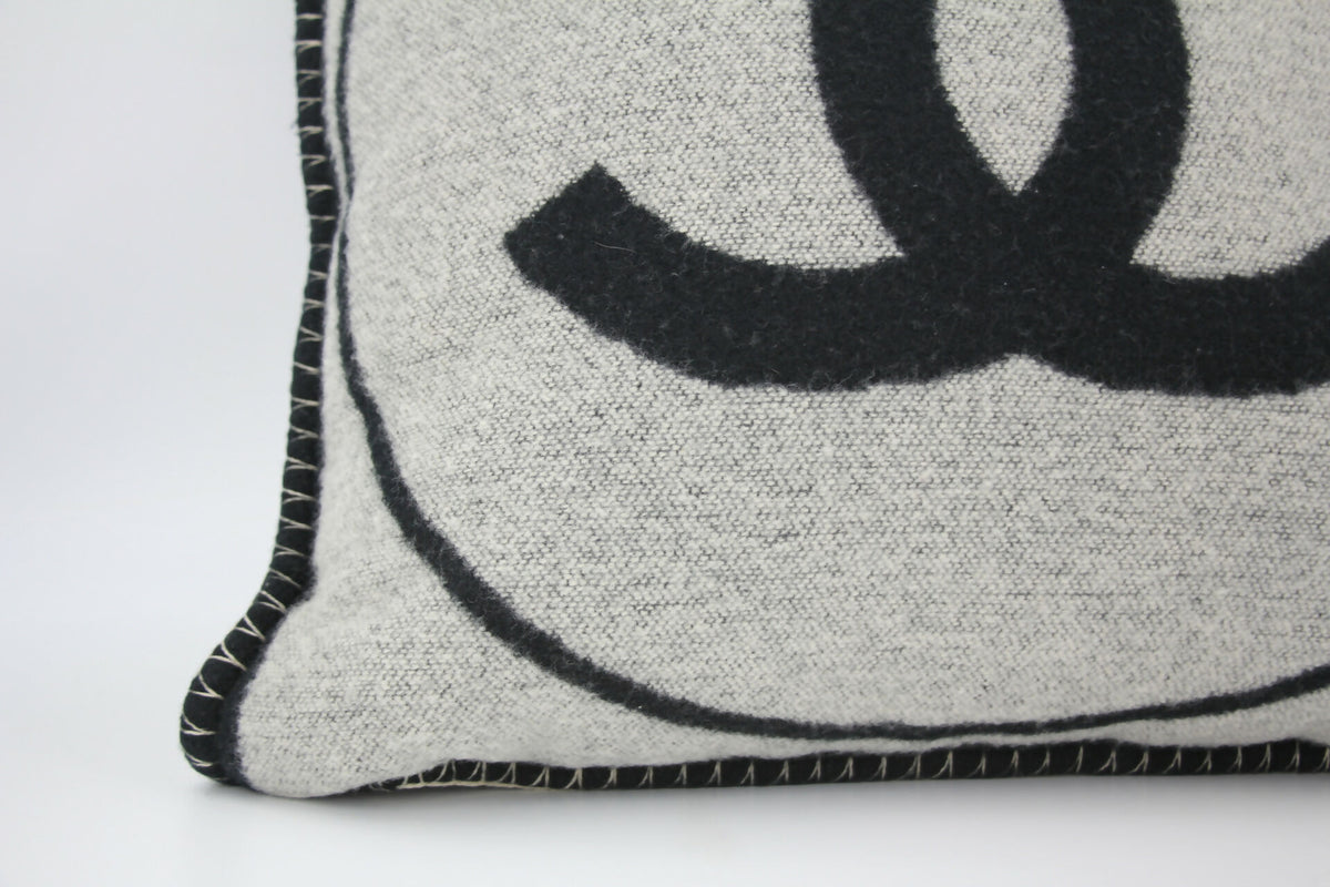 Chanel Wool and Cashmere CC Pillow Cushion