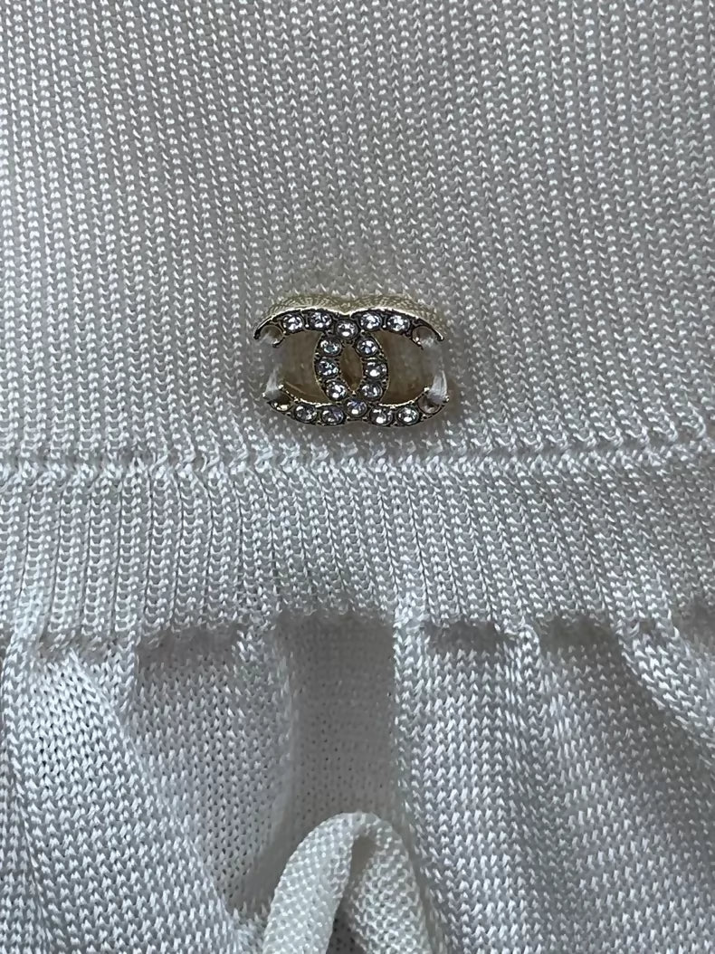 Chanel 23S ecru top