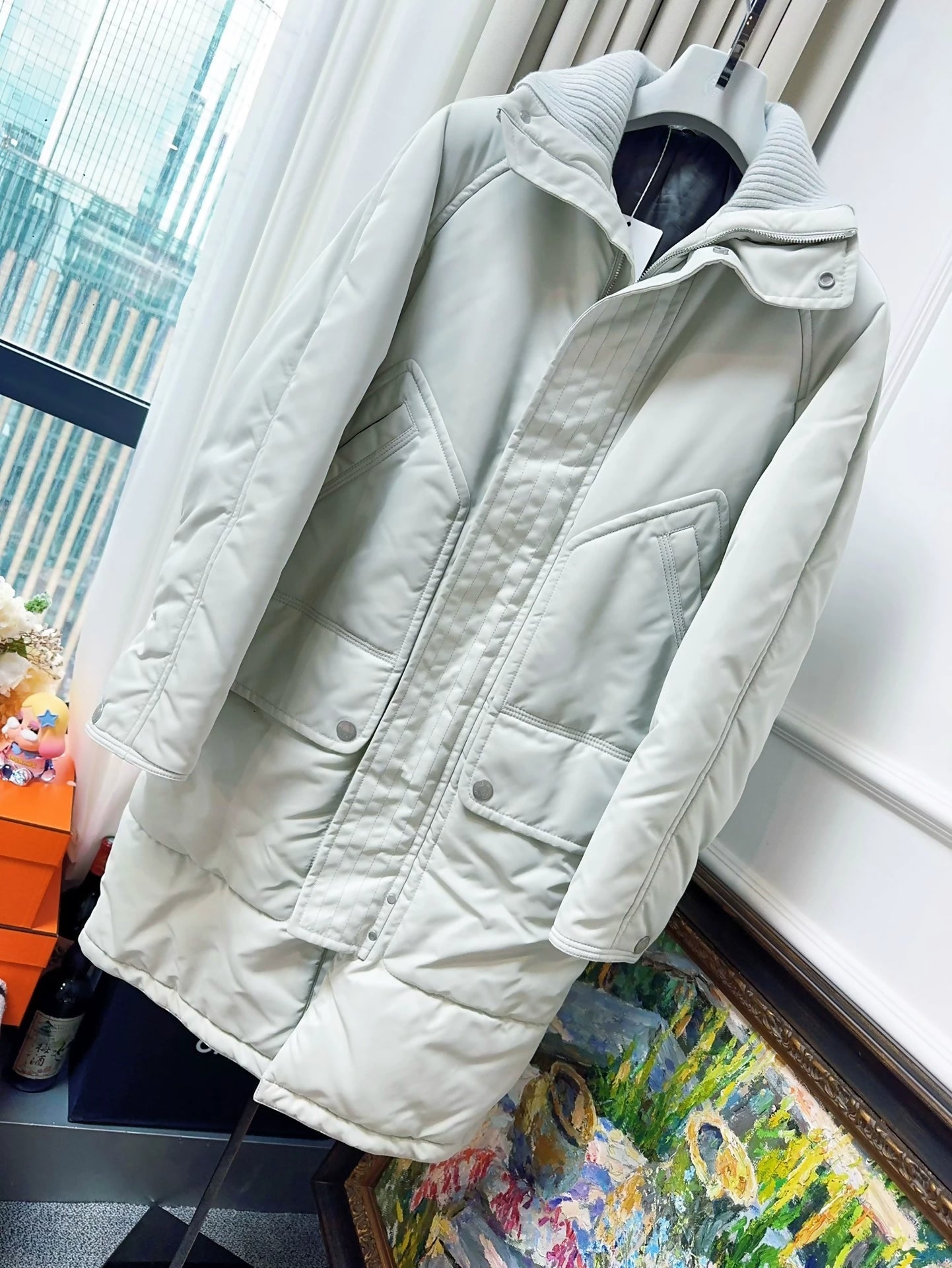 Hermes Ice Mint Waterproof Down Jacket