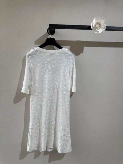 Chanel 23A white dress