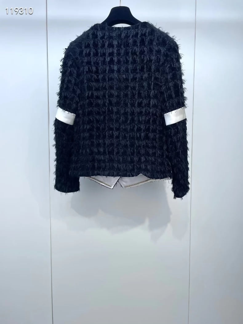 Chanel 20k Black and White Jacket