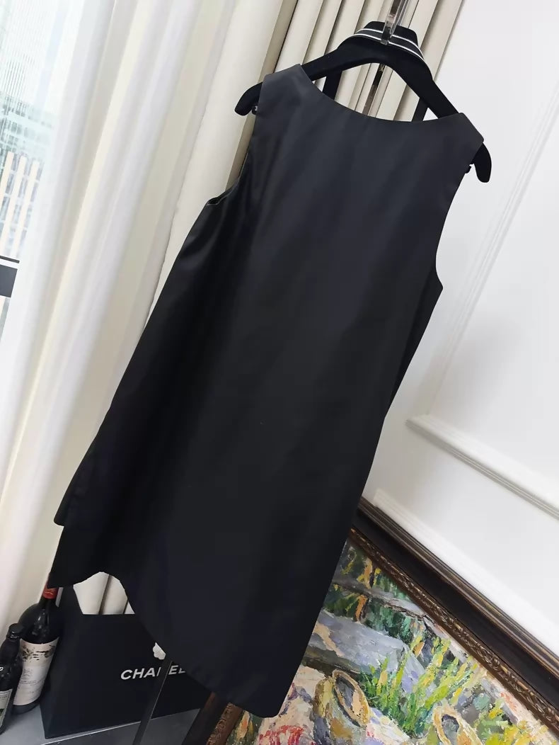 Prada black sleeveless vest