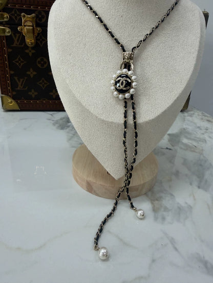 Chanel 21A leather Necklace