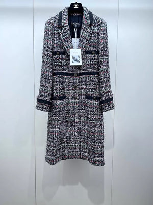 CHANEL 23C black & multicolour tweed jacket