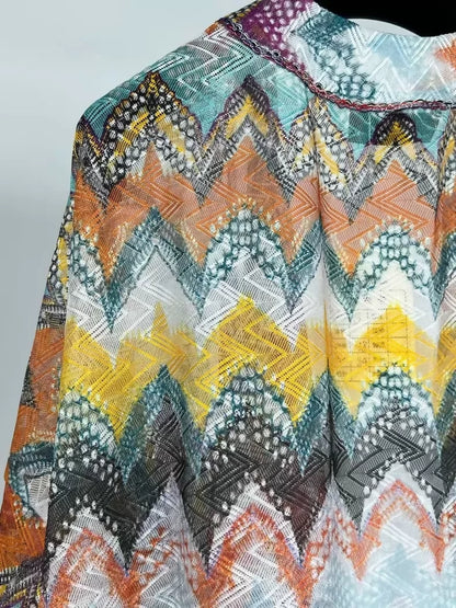 Missoni colorful printed cardigan