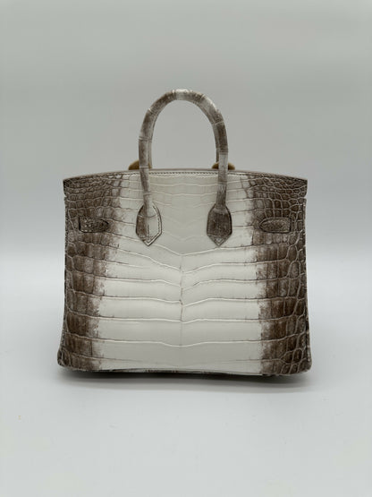 Hermes Birkin 25 Himalaya PHW stamp W 2025