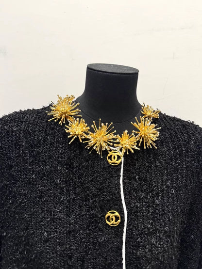 Chanel 26S Gold Firework Necklace
