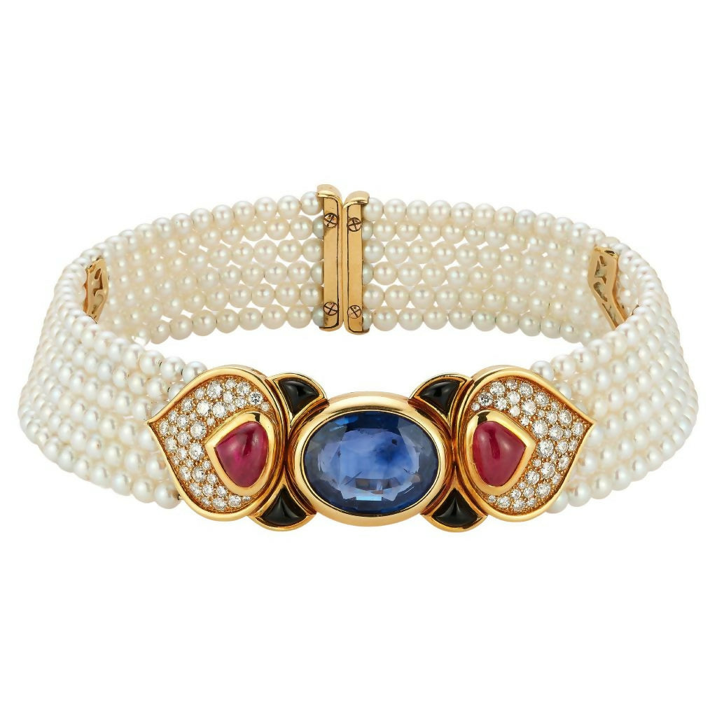 Marina B Gem Set Choker