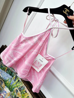 Chanel 25M coco beach pink top
