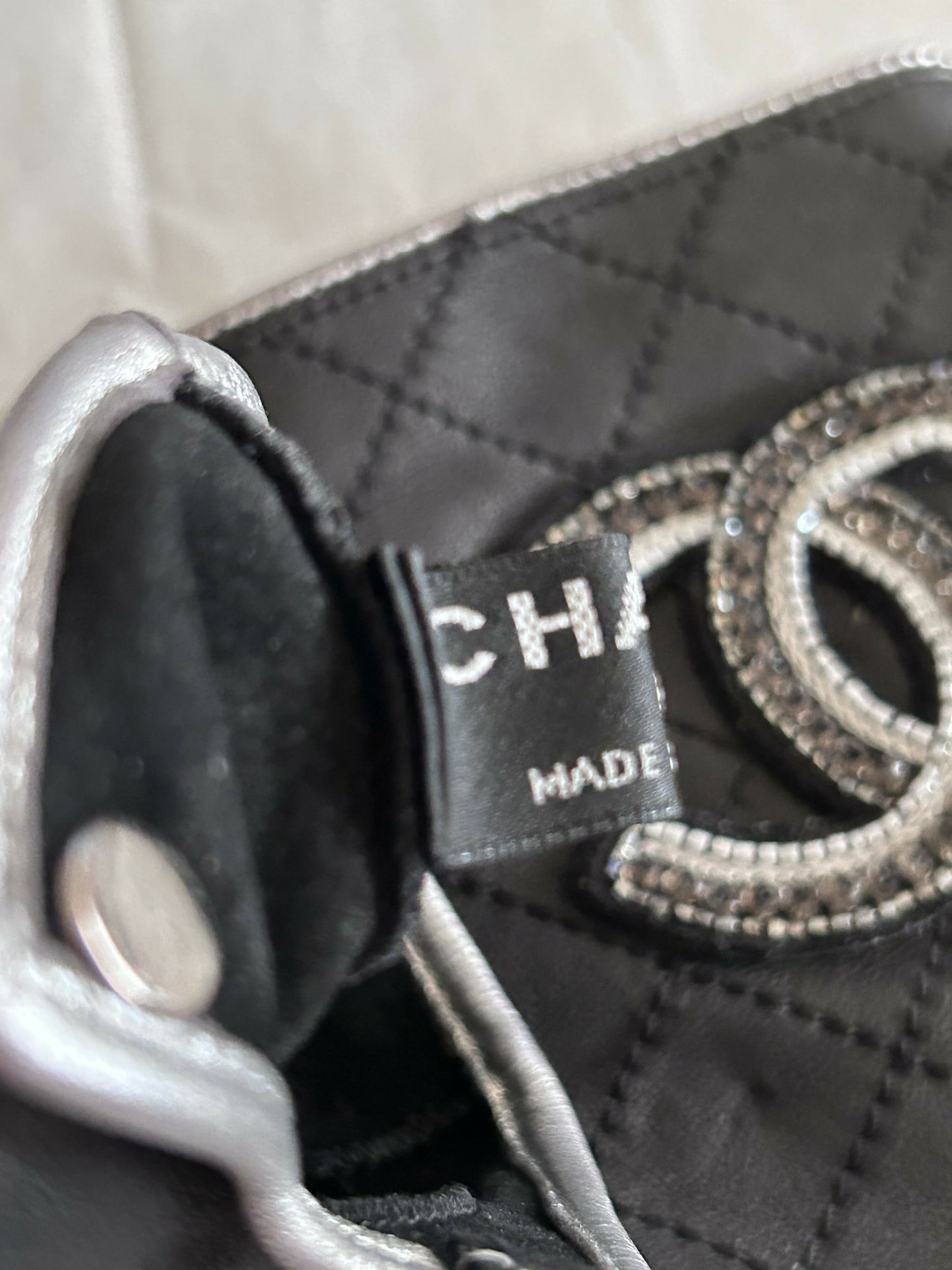 Chanel fingerless gloves