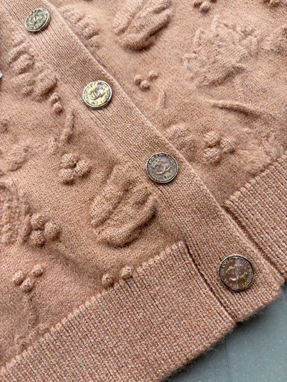 Chanel 21A orange Cashmere Vest
