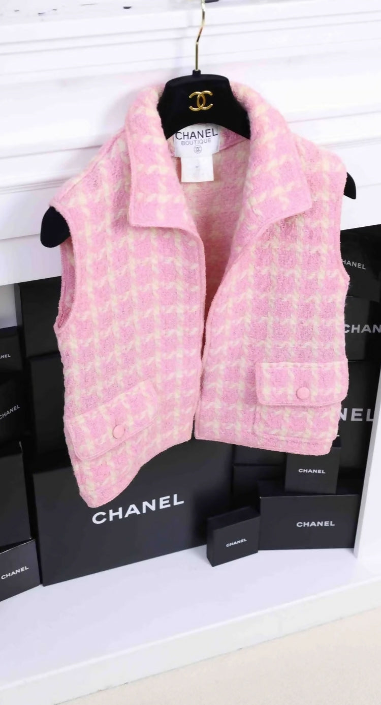 Chanel 1996 Pink Vest