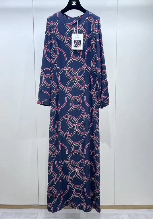Chanel 23S silk maxi dress