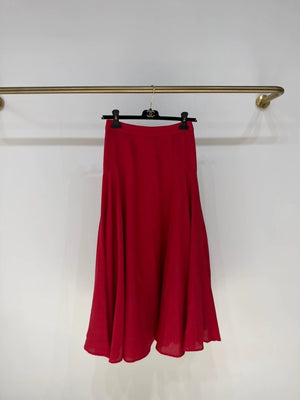 Loro Piana extra-large red skirt