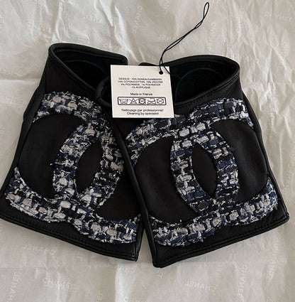 Chanel fingerless gloves