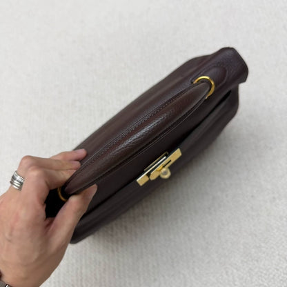 Hermes Kelly 32 Saddle Red Togo with Gold hardware