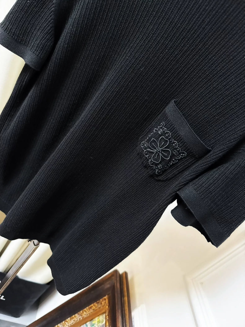 Chanel 24P black top