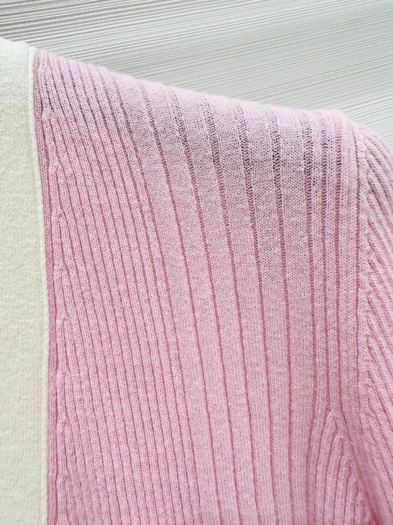 Chanel Coco Beach pink cardigan, size F36