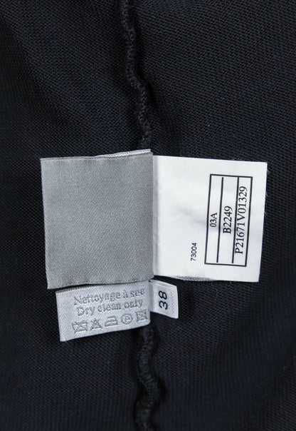 Chanel 2003 Vintage Navy Blue Knit Logo Lounge Set