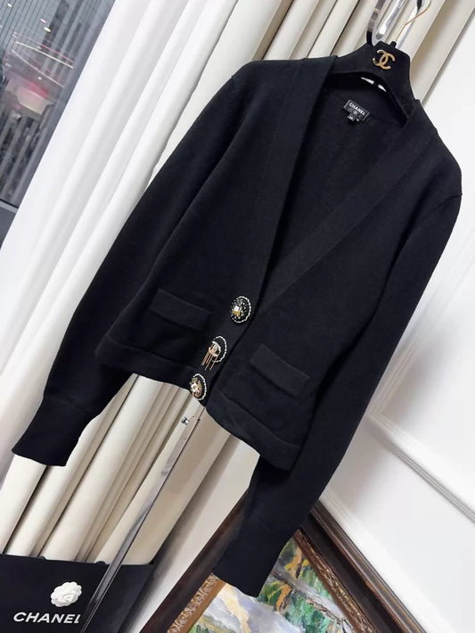 Chanel 22A  jewel-button cardigan