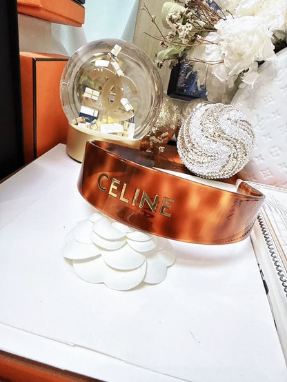 CELINE dark brown headband