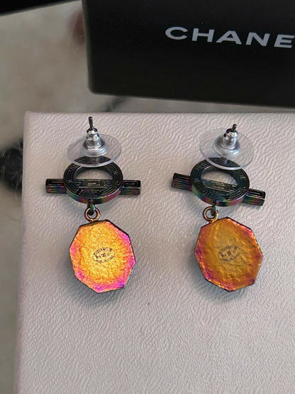 Chanel, Cuba, rainbow earrings