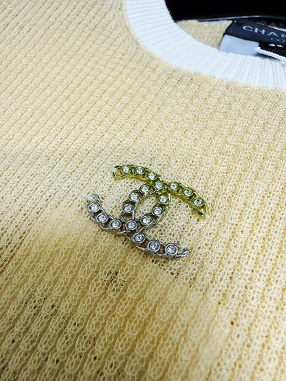 Chanel 22 Yellow Stretch T-Shirt
