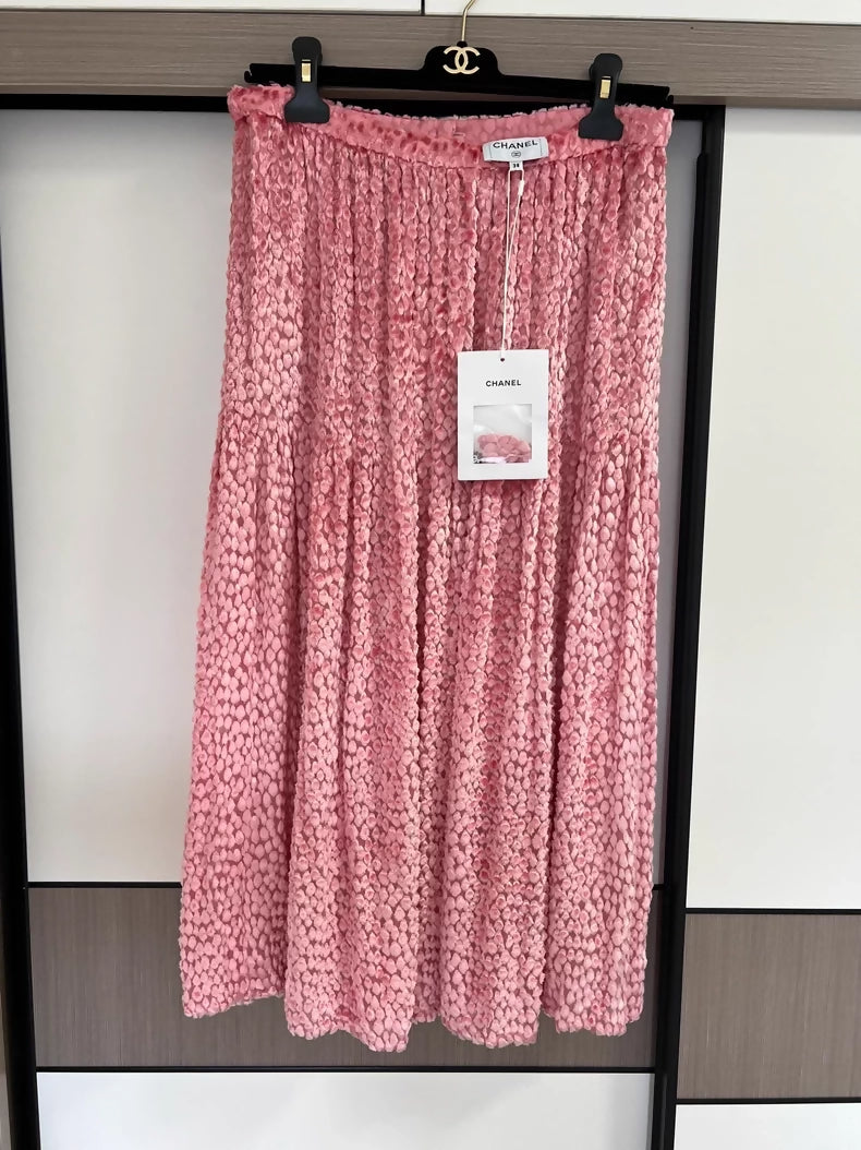 Chanel 23K pink skirt