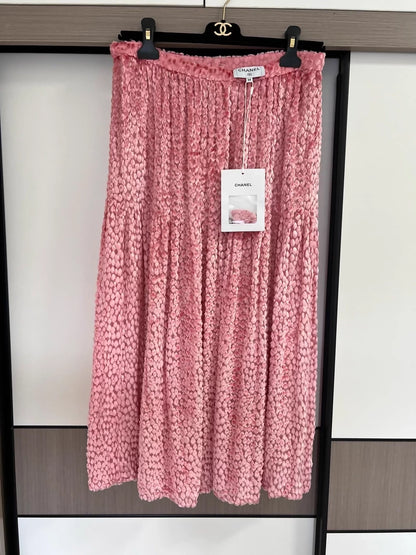 Chanel 23K pink skirt