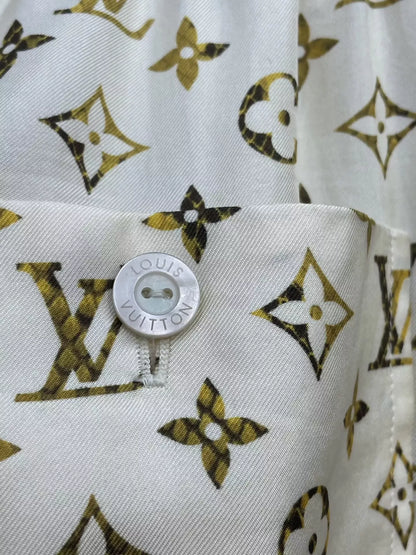 LV Spring/Summer 2023 Silk All-over Print Shorts