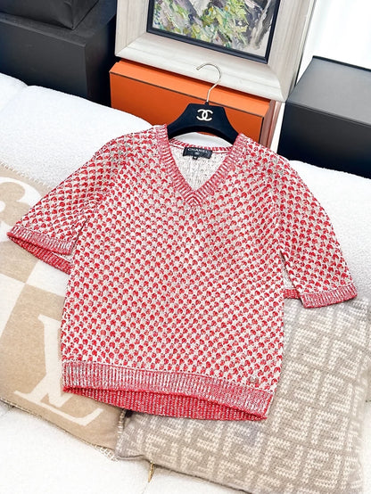 Chanel 17P Red top