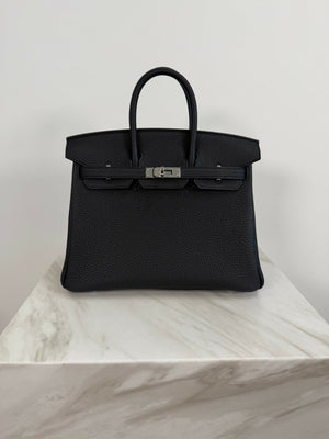 Hermès Birkin 25 Black Togo PHW G 2026
