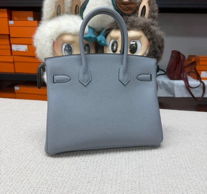 Hermès Birkin 30 P0 grey Togo leather palladium hardware