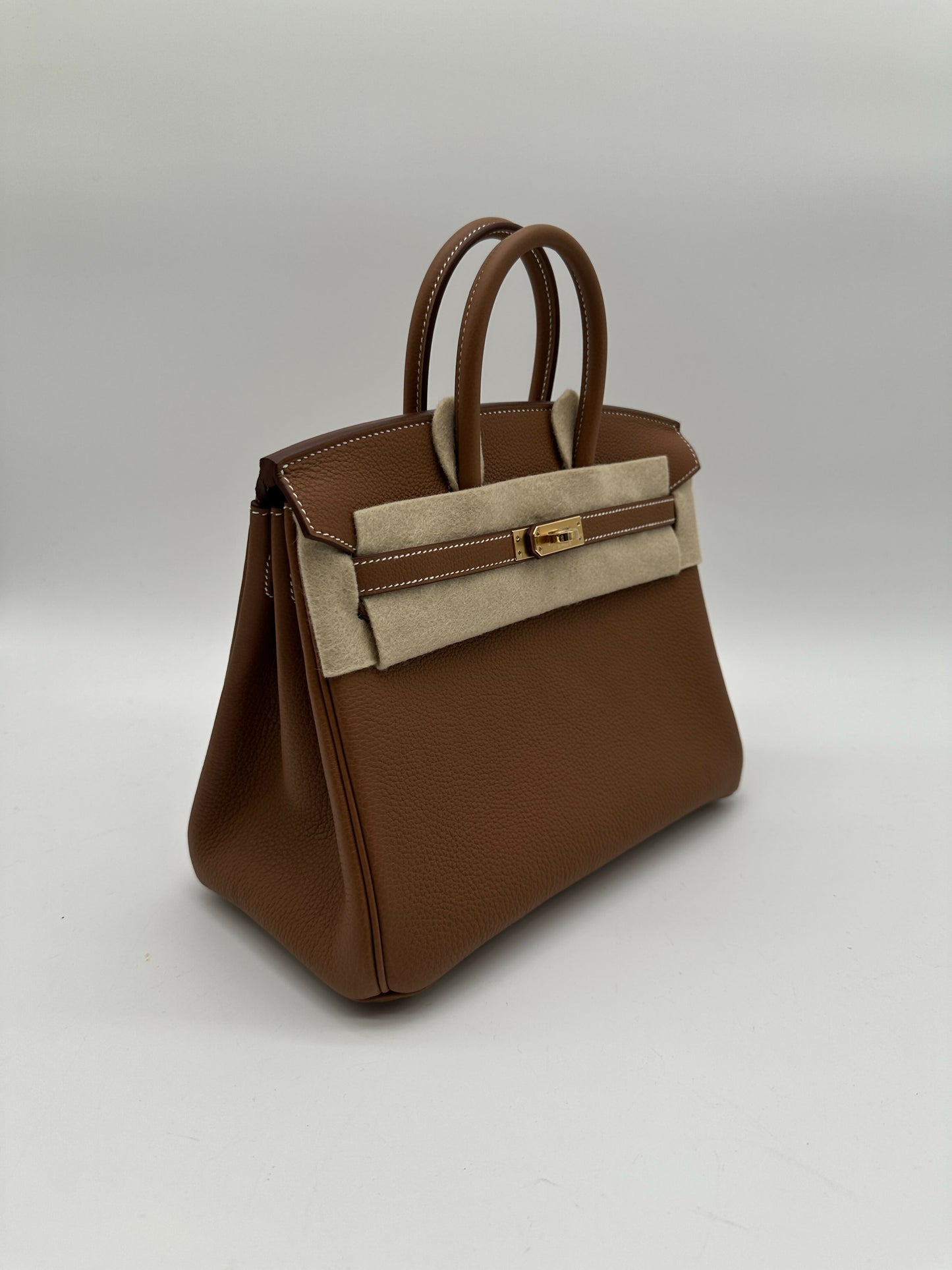 Hermes Birkin 25 Gold Togo GHW stamp K