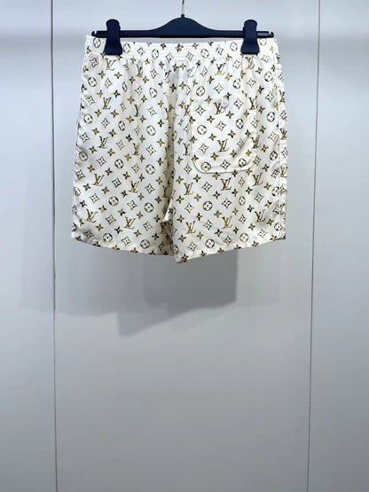 LV Spring/Summer 2023 Silk All-over Print Shorts