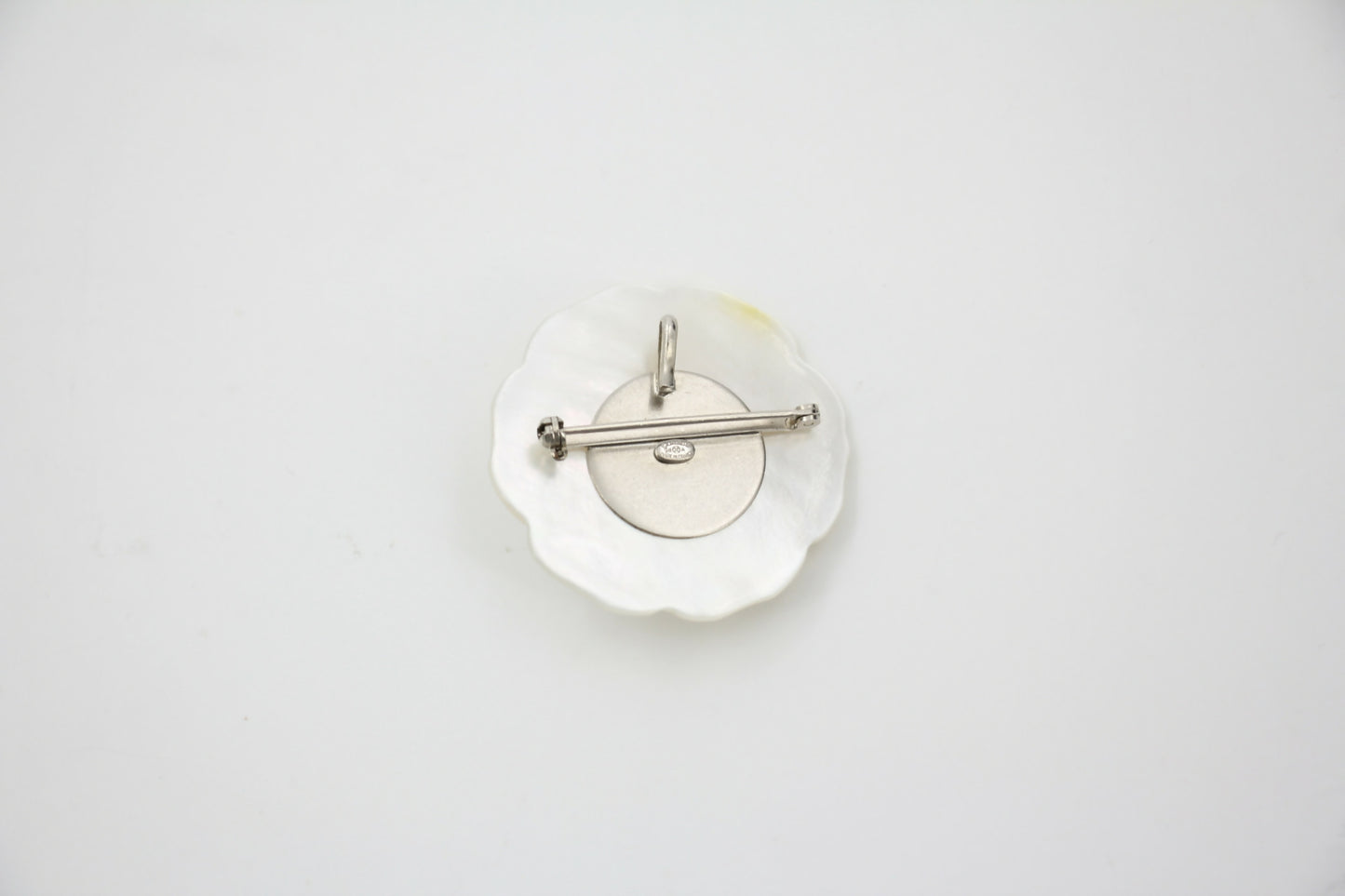 Chanel 98A Mother-of-Pearl Camellia Imitation Pearl Petal Brooch