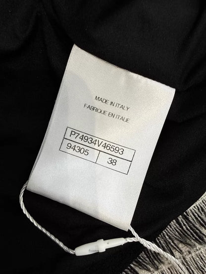 Chanel 23s black bow top
