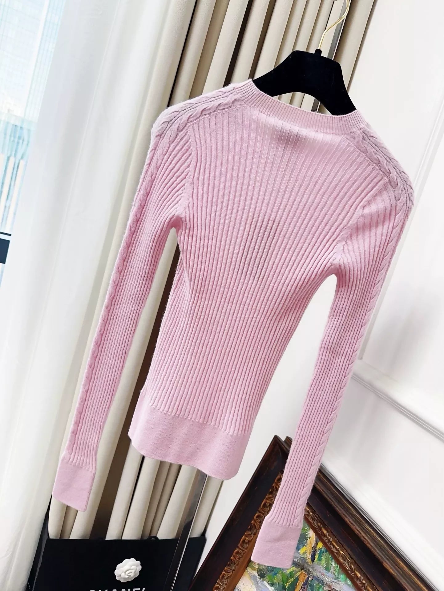 Chanel 22k pink top