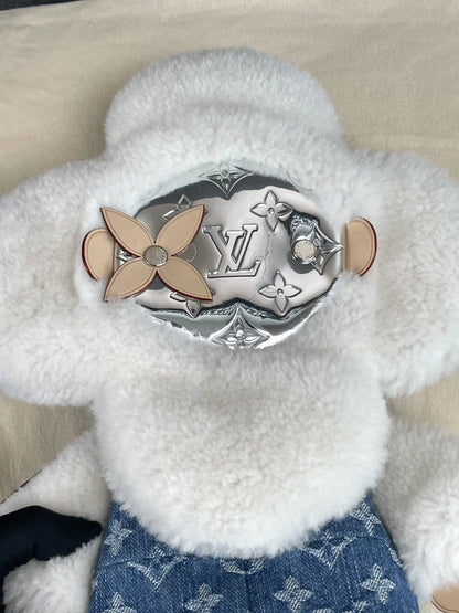 LV Sunflower Denim Backpack