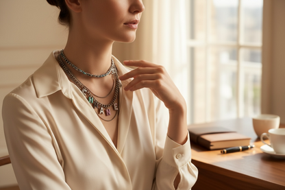 Chanel 17P Charms 
Chains Letters Multicolor Necklace Belt