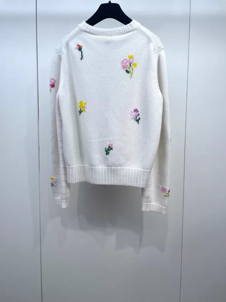 Chanel 26P knit jacquard cardigan