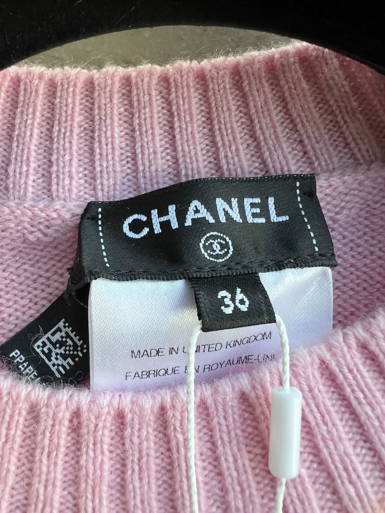 Chanel 24B pink top