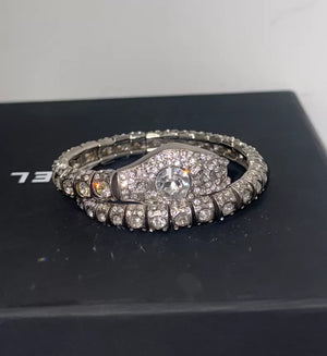 Chanel's full-diamond serpent bracelet