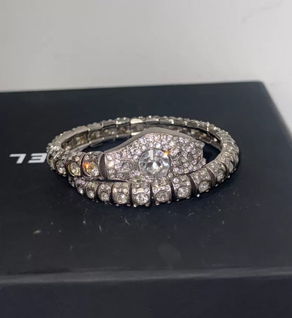 Chanel's full-diamond serpent bracelet
