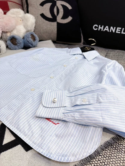 Chanel 26S blue shirt