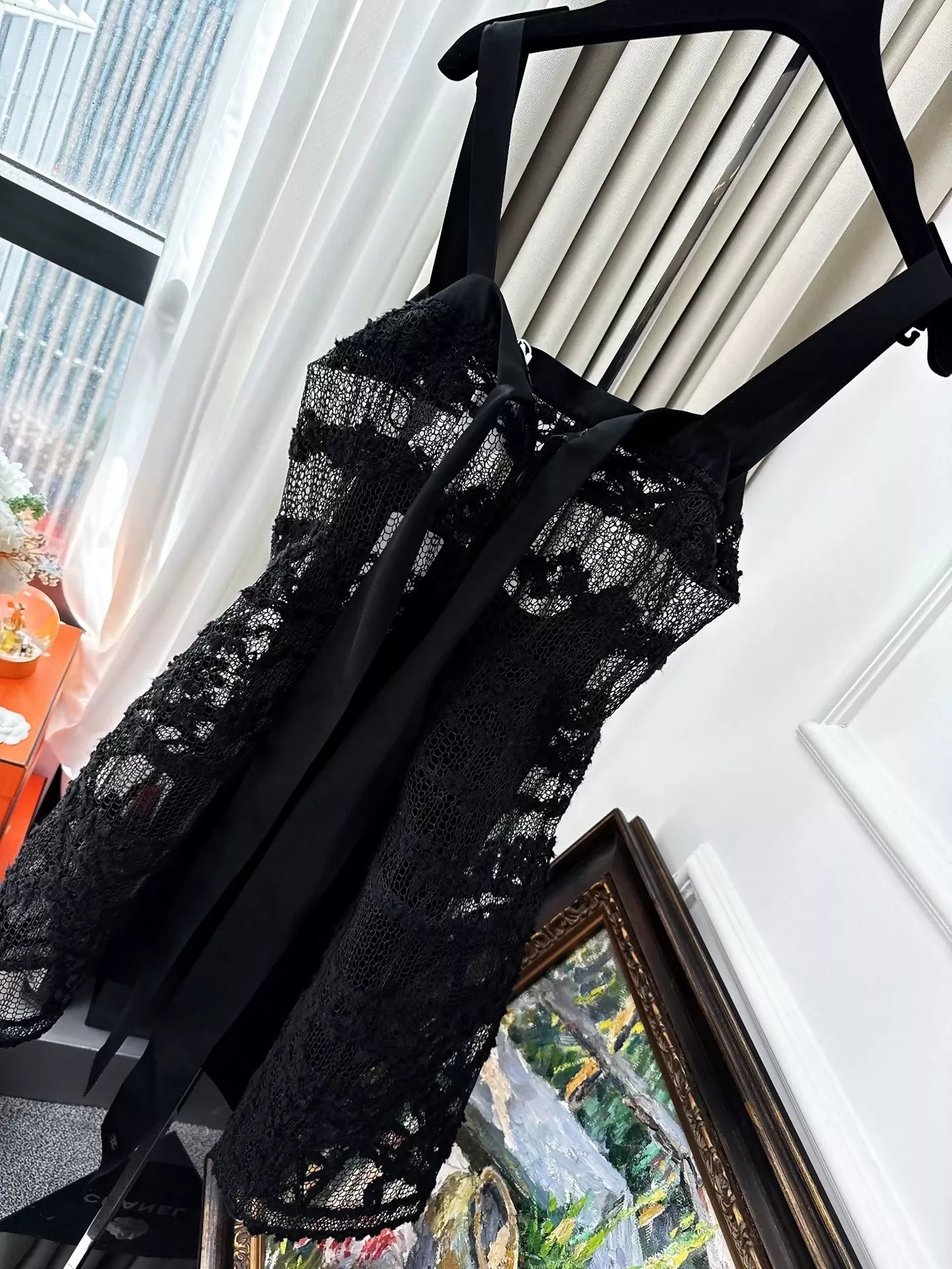 Chanel 25s black dress