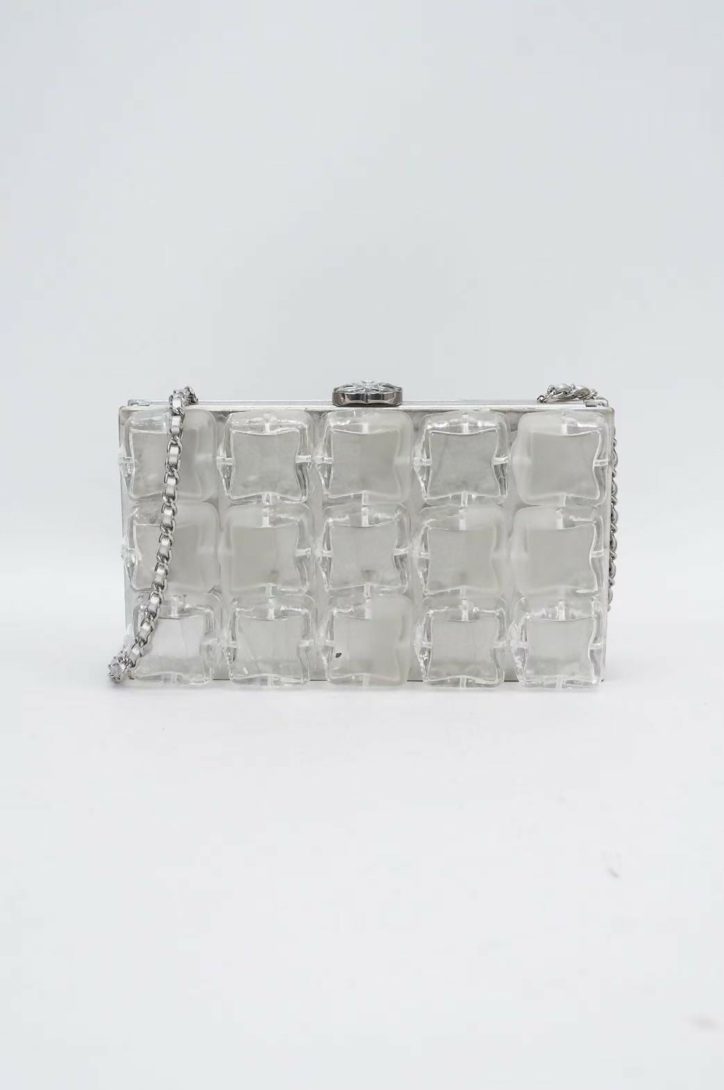 Chanel ice cube clutch bag