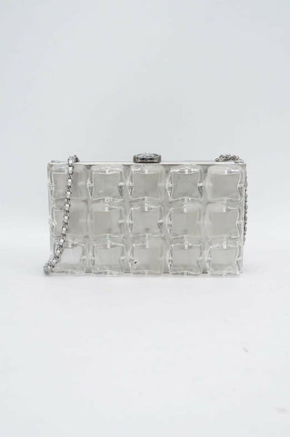 Chanel ice cube clutch bag