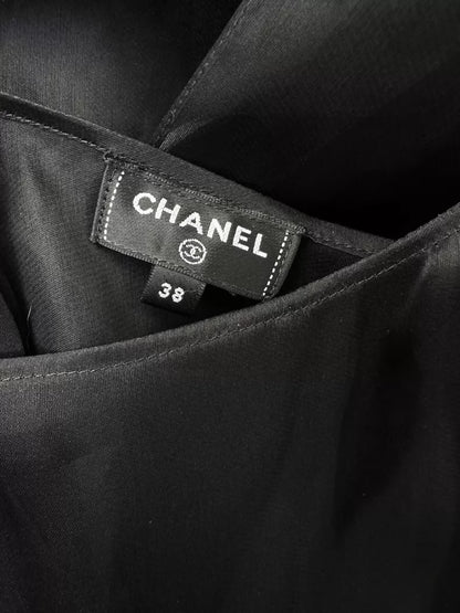 Chanel 24S Black silk  dress